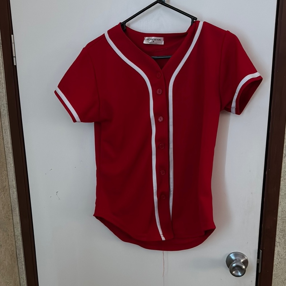 Red Baseball Shirt